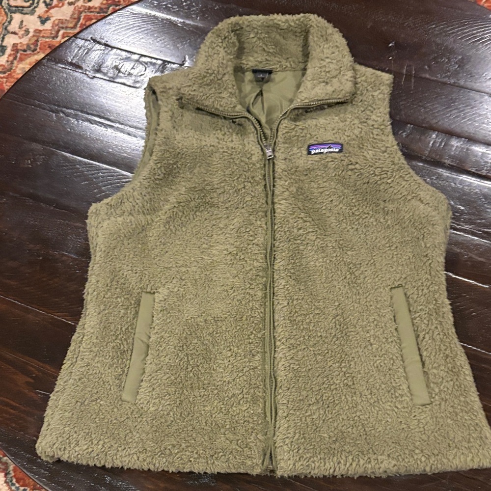 Patagonia Olive Fleece Vest